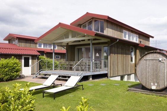 Villa aan het water in Friesland
