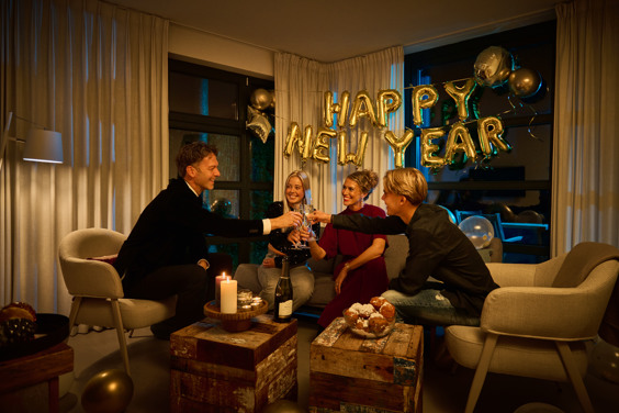 Familie sluit het jaar stijlvol af met een luxe verblijf