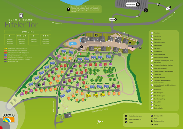 Map of Dormio Resort Eifeler Tor