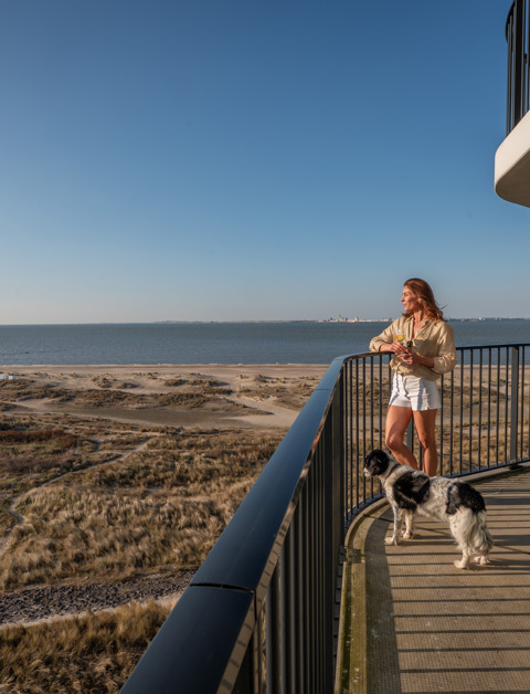Pure ontspanning in een appartement aan de Zeeuwse kust