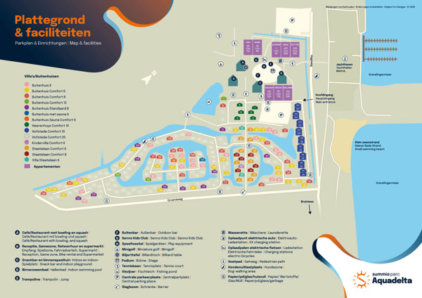 Plattegrond van Summio Parc Aquadelta