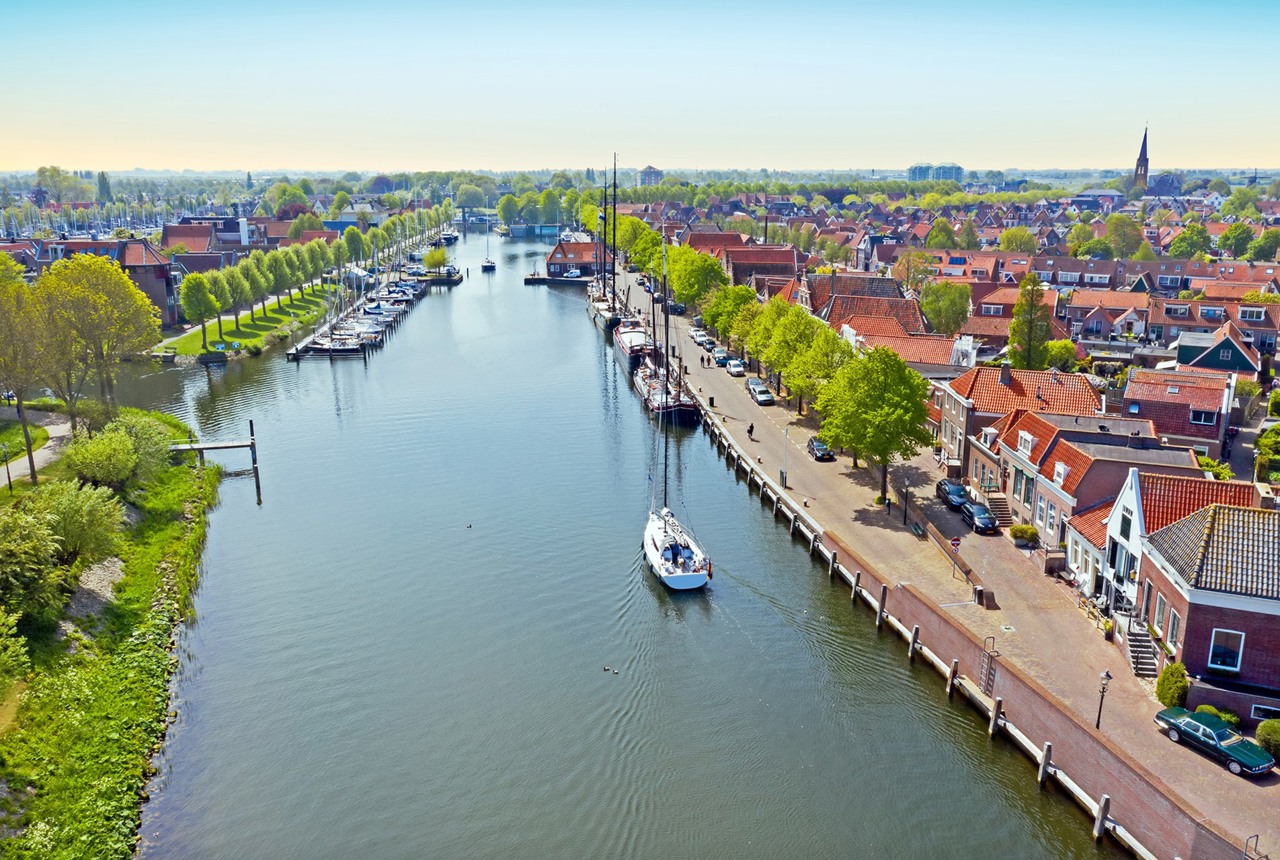 Medemblik vanuit de lucht
