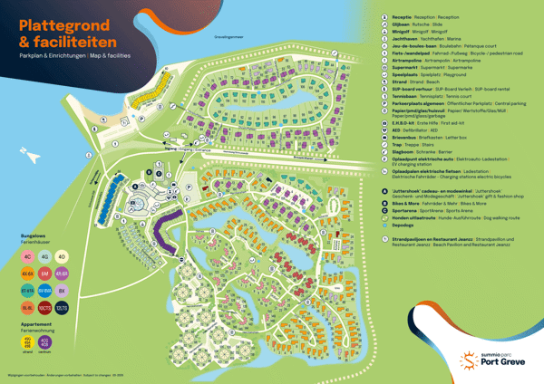 Plattegrond van Summio Parc Port Greve