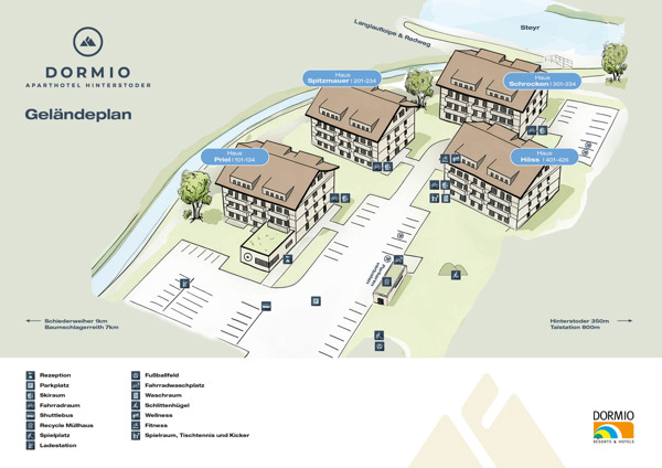 Parkplan Dormio Aparthotel Hinterstoder