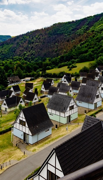 Geniet vanuit je appartement
van een prachtig uitzicht over het Rurdal