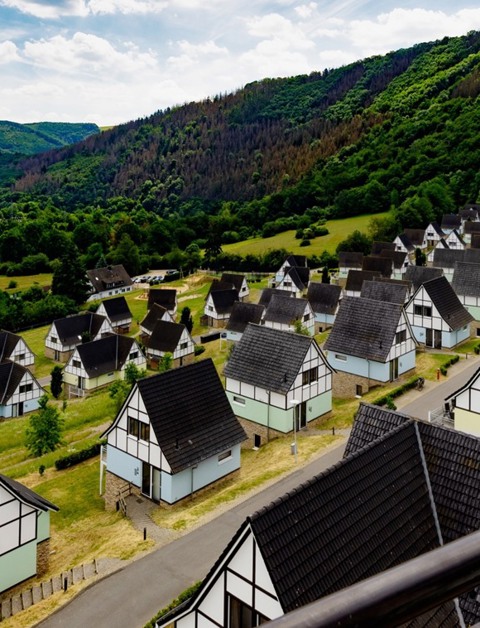 Geniet vanuit je appartement
van een prachtig uitzicht over het Rurdal