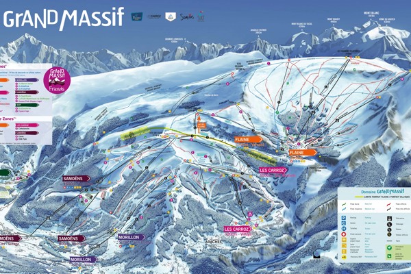 Voir la carte du domaine skiable
