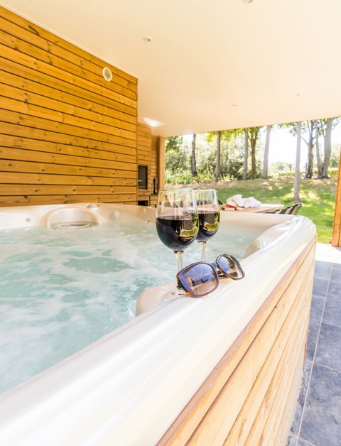 Kom volledig tot rust in je luxe vakantiewoning
met privé-wellness