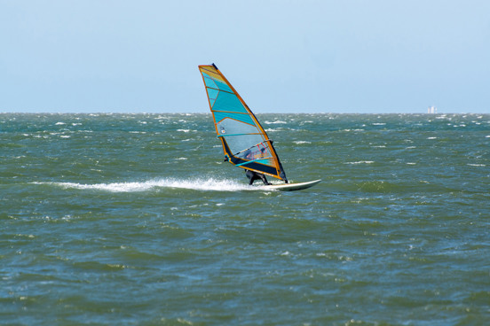 Het Grevelingenmeer vanaf het vakantiepark in Zeeland