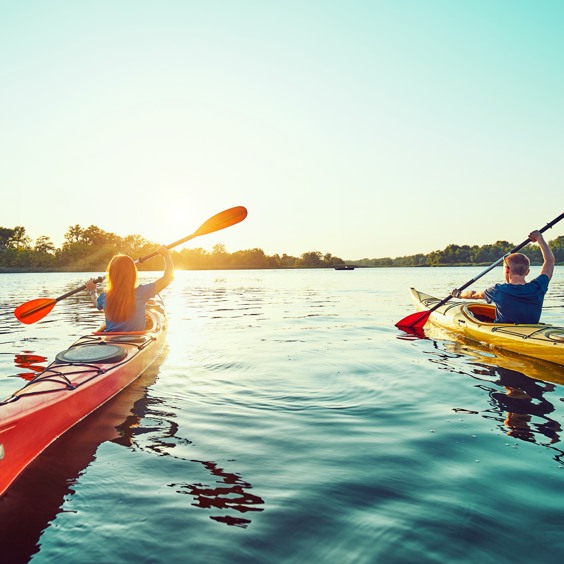 Urlaub in der Natur am Wasser
