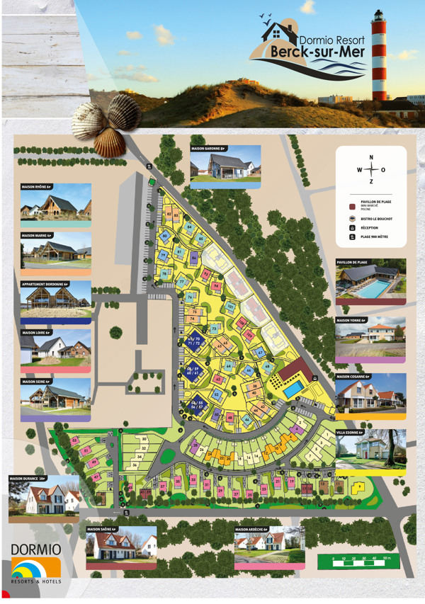 Plan du Dormio Resort Berck-sur-Mer