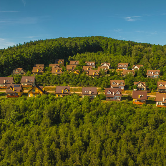 The comfortable bungalows at Summio Eifelpark Kronenburger See
