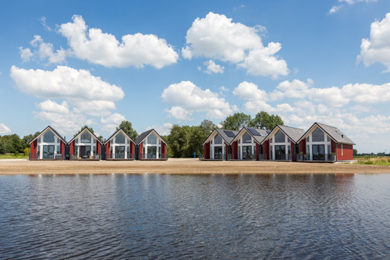Verblijf in een strandlodge in Friesland