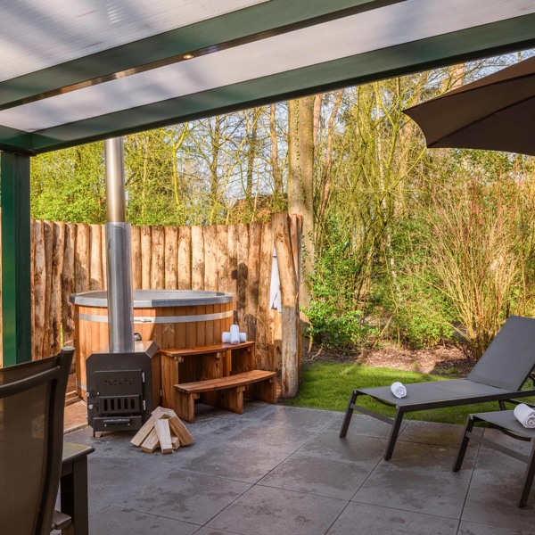 Ontspannen in een wellnesshuisje